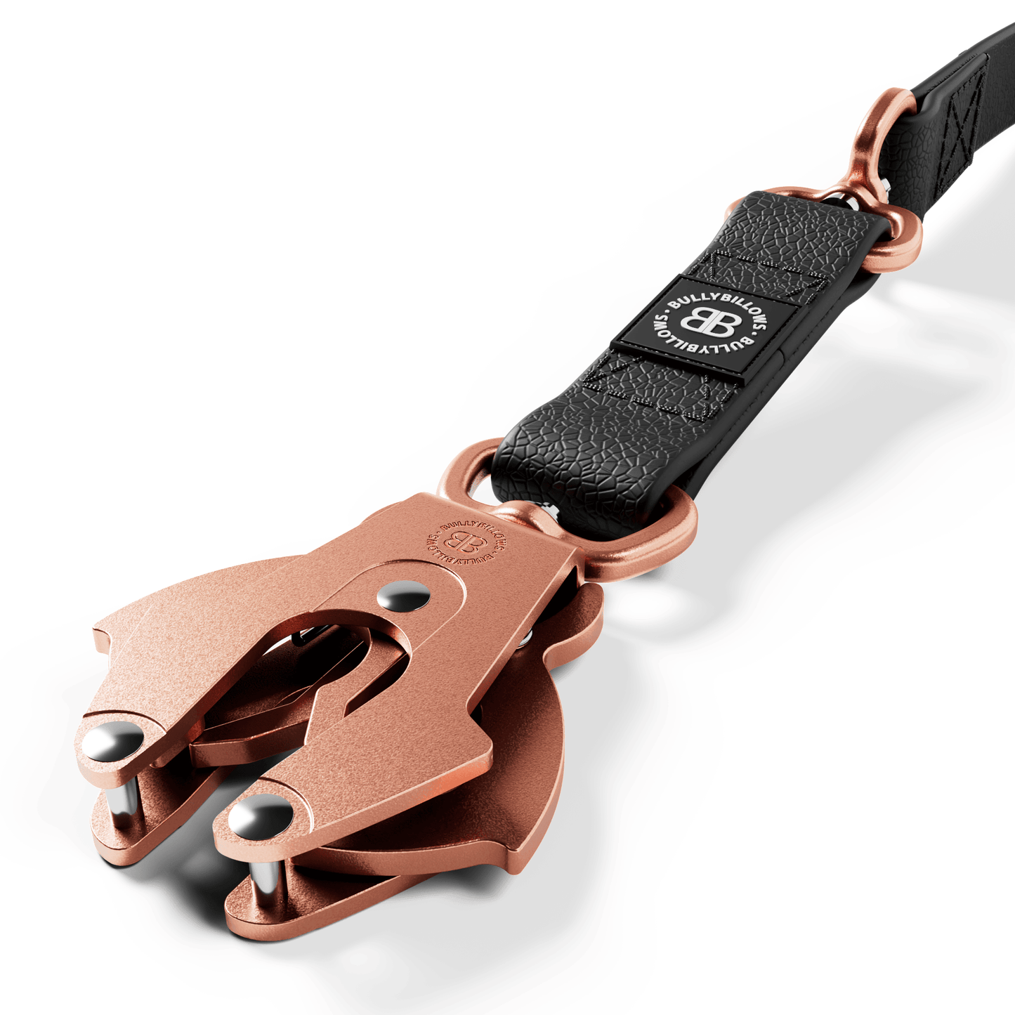 1.4m Billowthane® Swivel Lead | Anti-Tangle & Waterproof - Matte Rose Gold