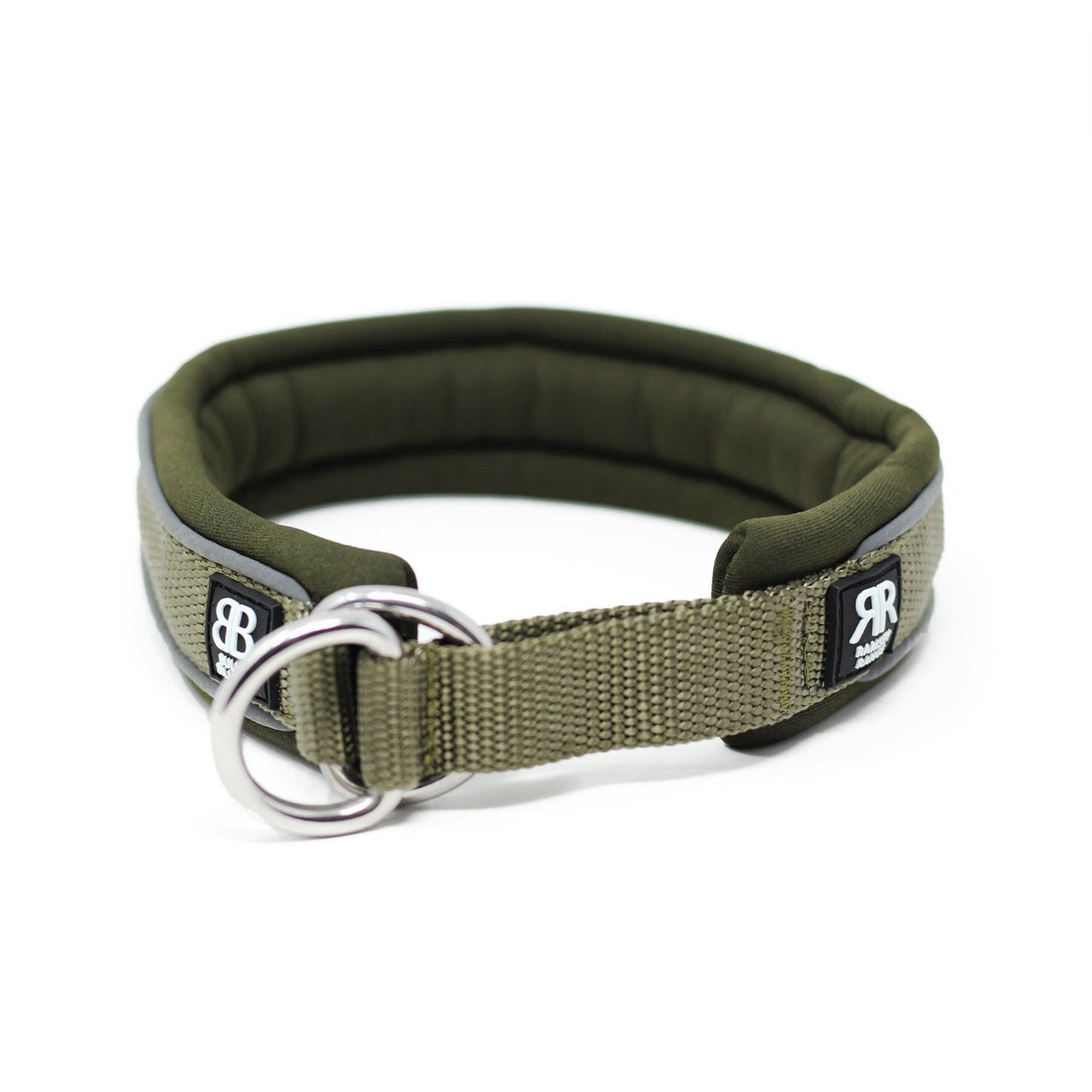 3cm Slip on Collar | Soft Padded & Reflective - Khaki v2.0
