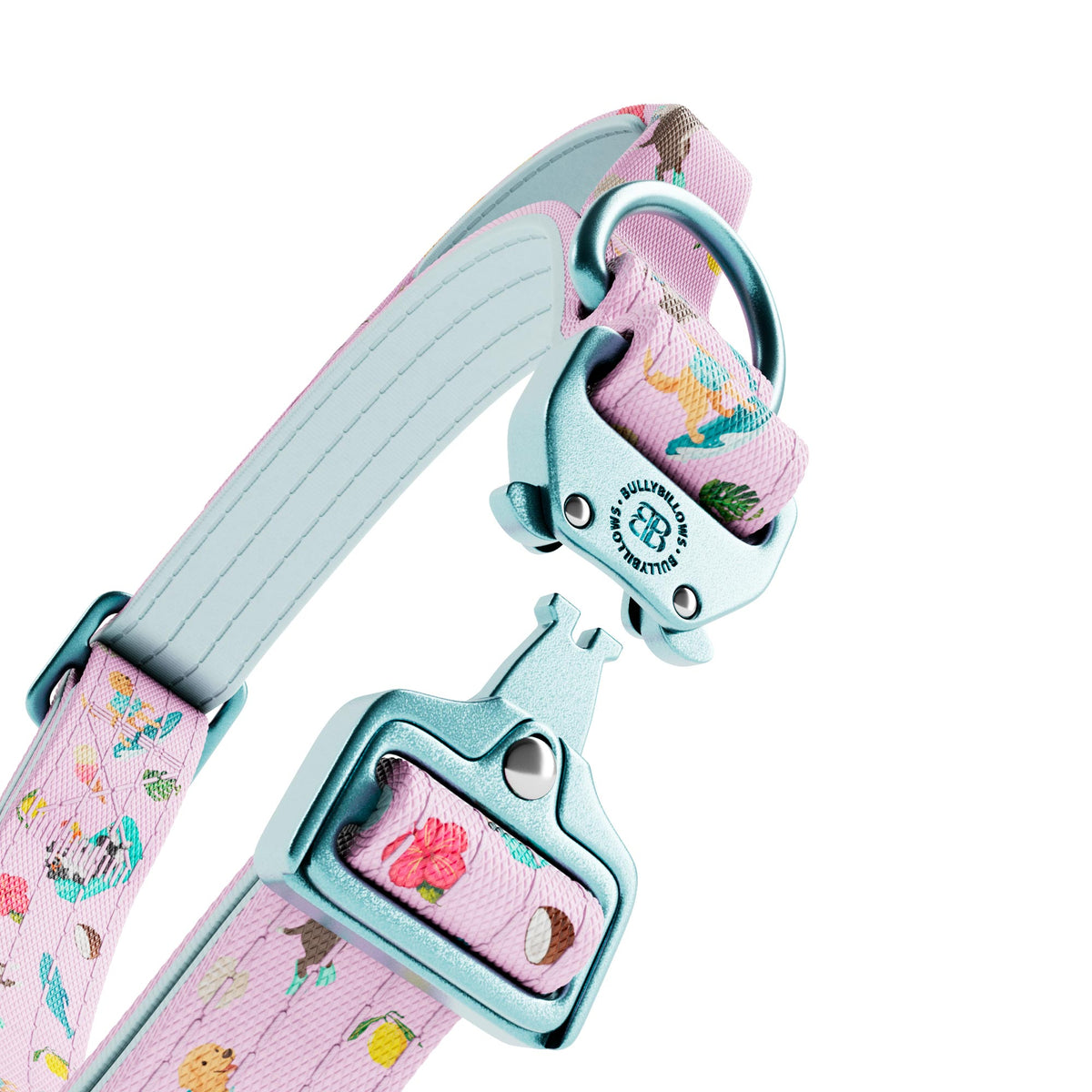 2.5cm Lighter Combat® Collar | With Handle & Secure Clip - BalmyBillows Pink