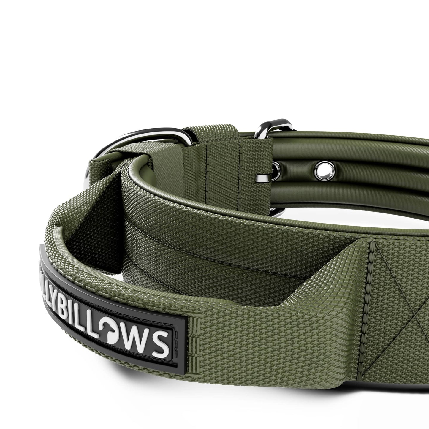4cm Pin Collar | With Handle & Robust Hardware - Khaki