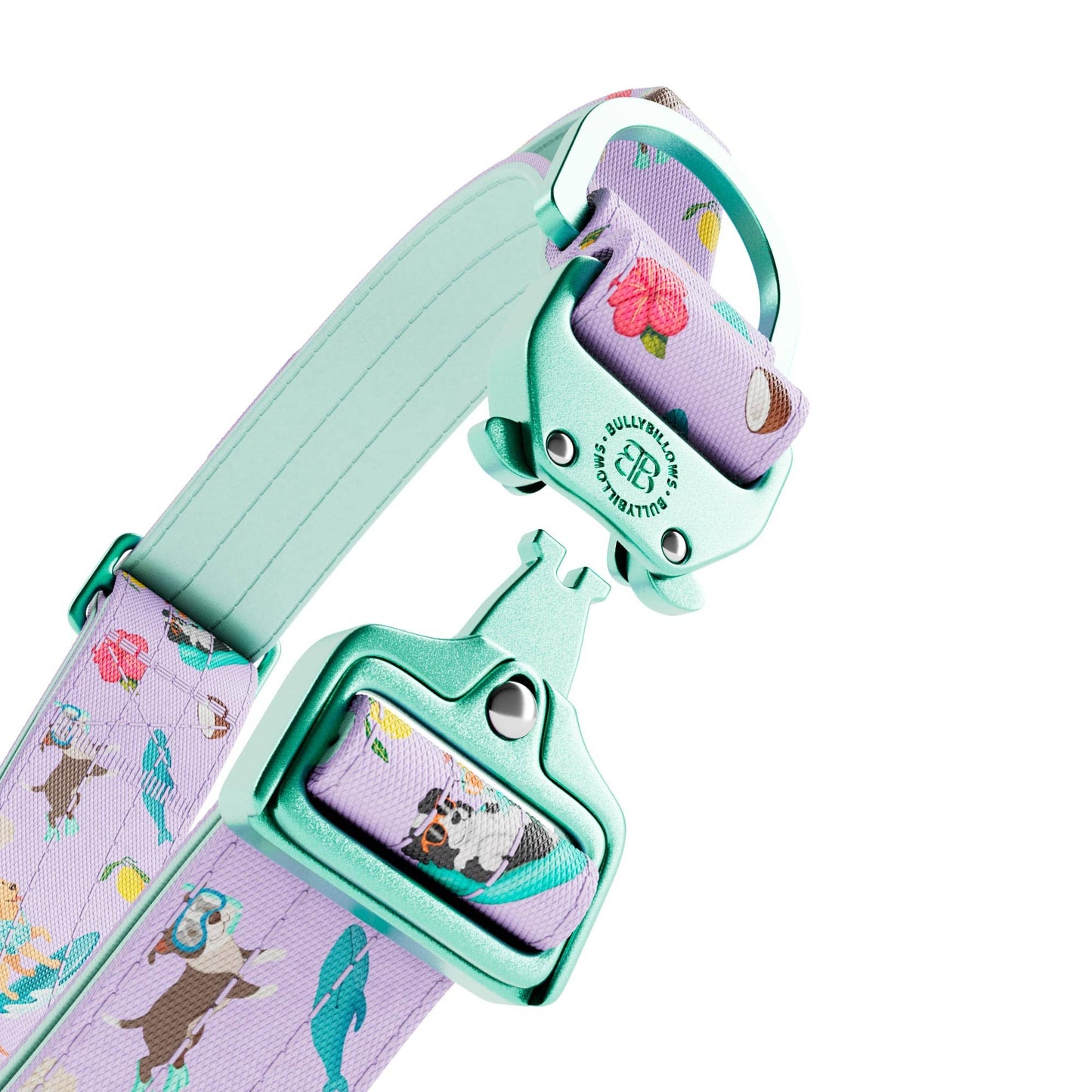 4cm Lighter Combat® Collar | With Handle & Secure Clip - BalmyBillows Purple