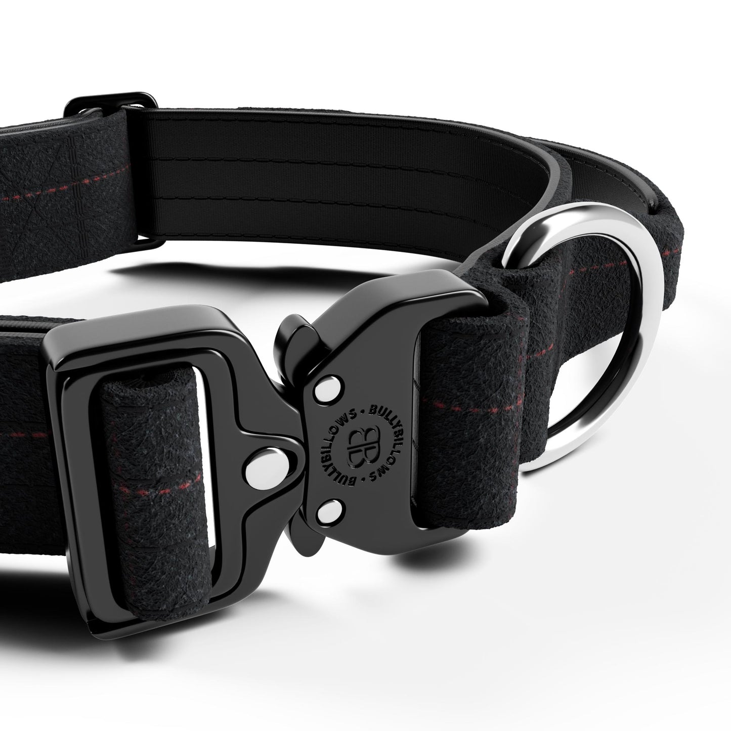 4cm Tweed Combat® Collar | With Handle & Rated Clip -  Charcoal Black