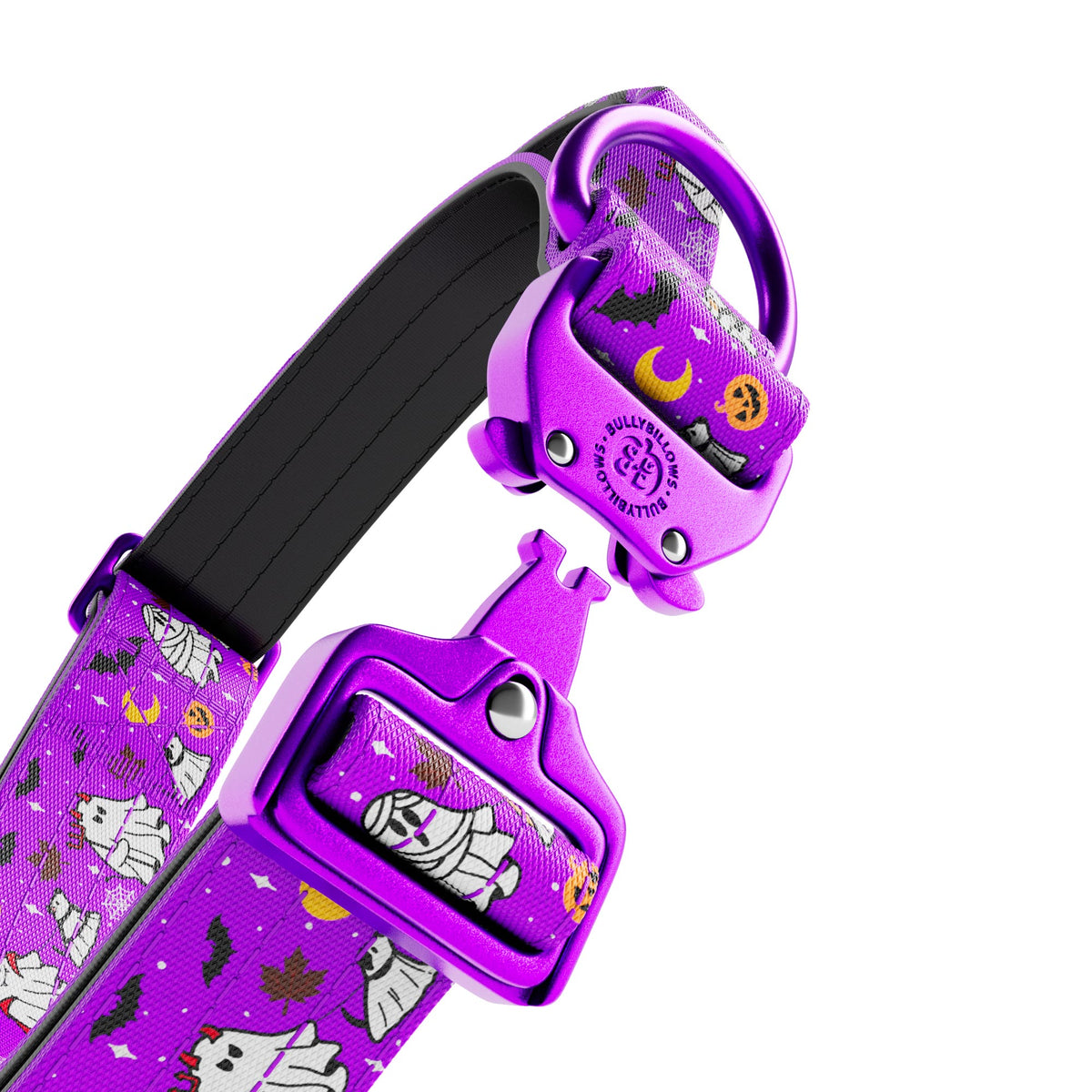 4cm Lighter Combat® Collar | With Handle & Secure Clip - Halloween BooBillows - Purple