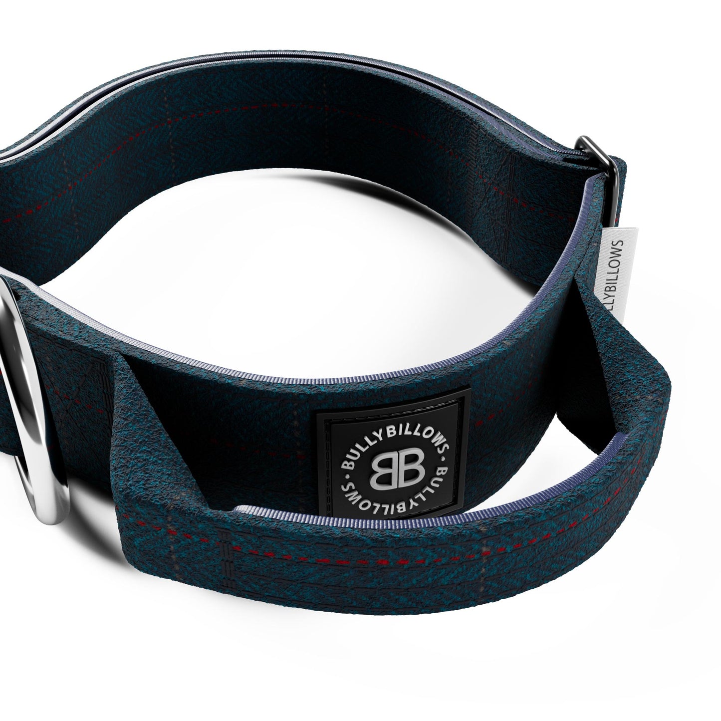 4cm Tweed Combat® Collar | With Handle & Rated Clip - Midnight Blue
