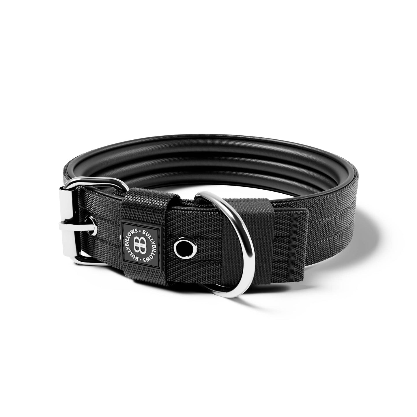 4cm Pin Collar | NO Handle & Robust Hardware - Black