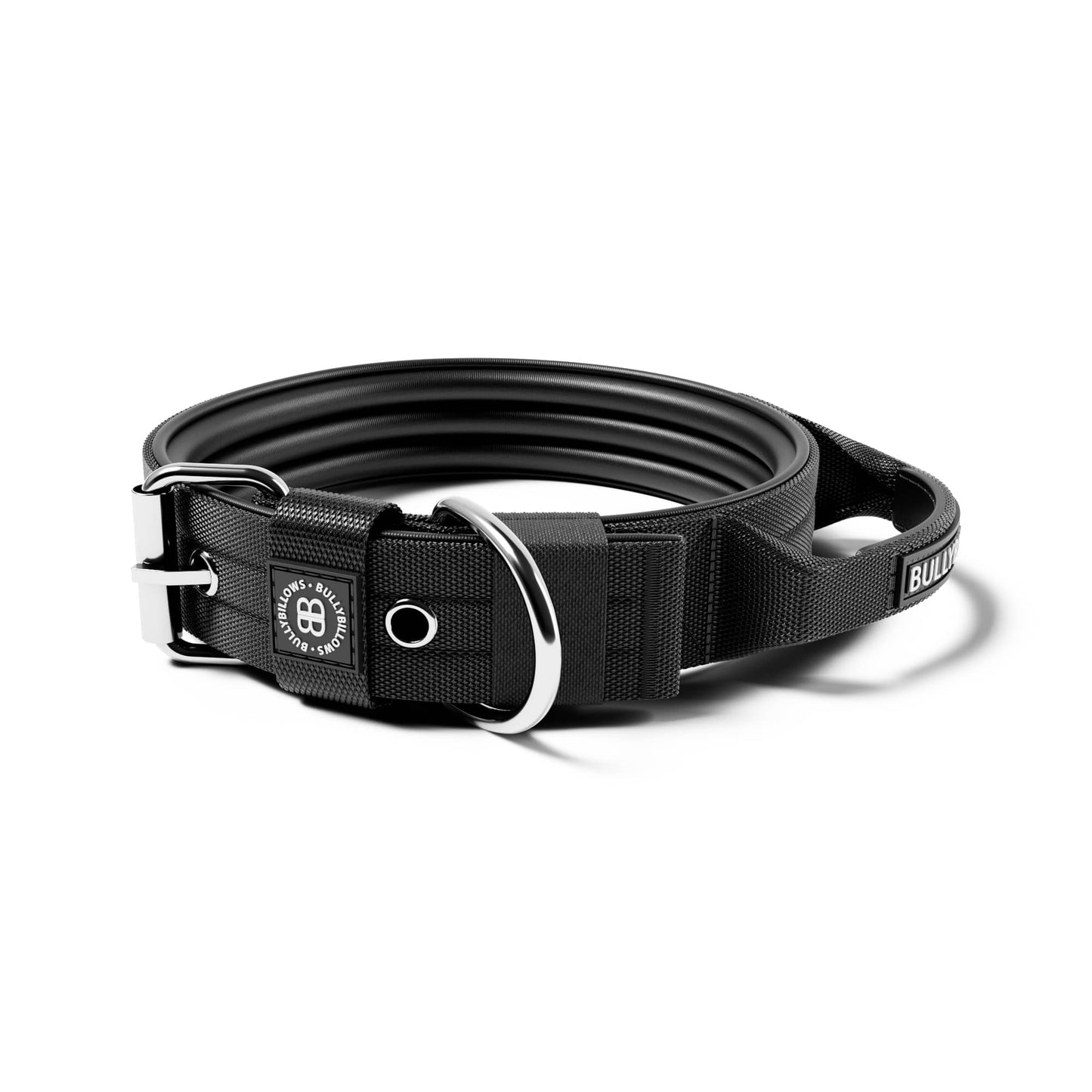 4cm Pin Collar | With Handle & Robust Hardware - Black