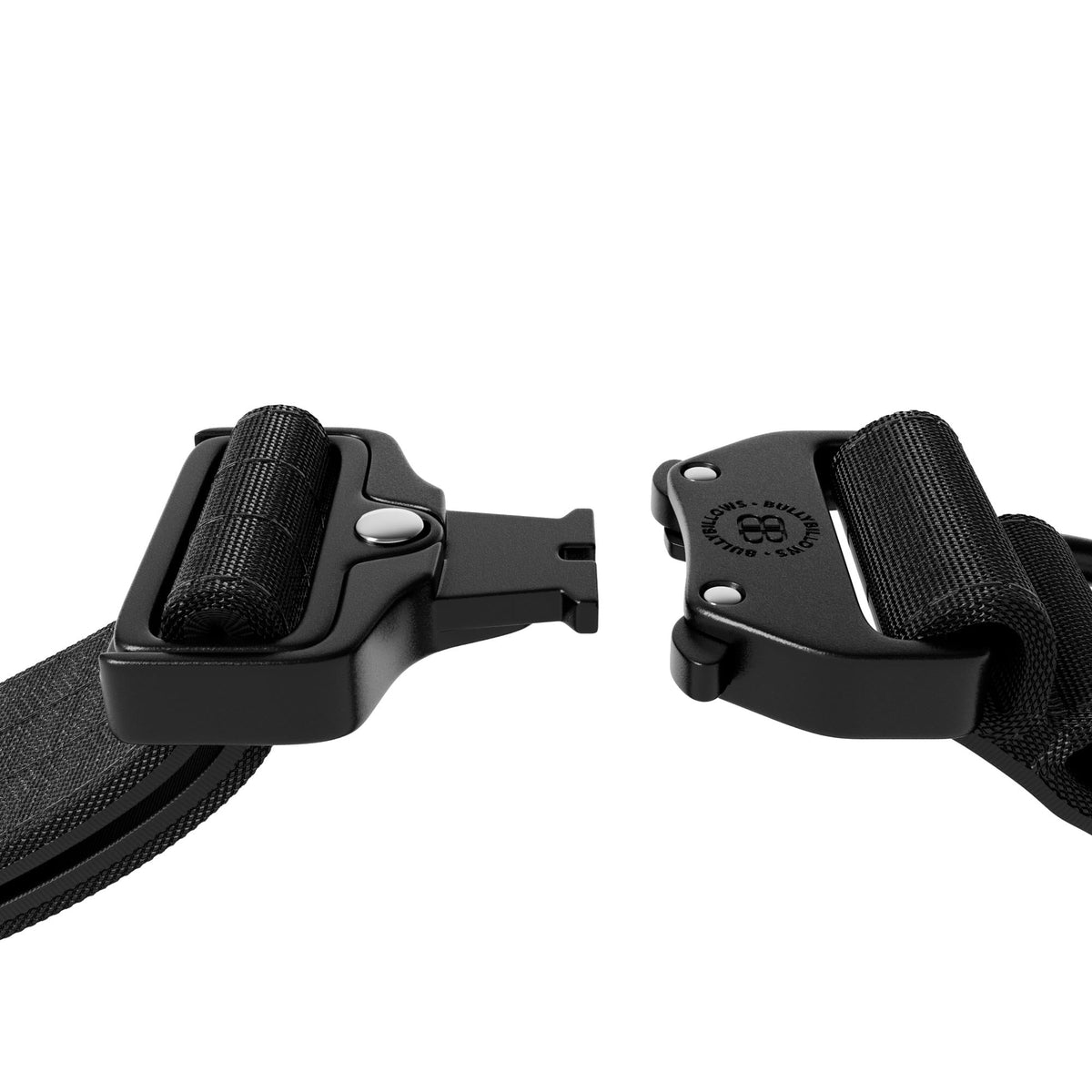 5cm Lighter Combat® Collar | No Handle Secure Clip - Black X Black