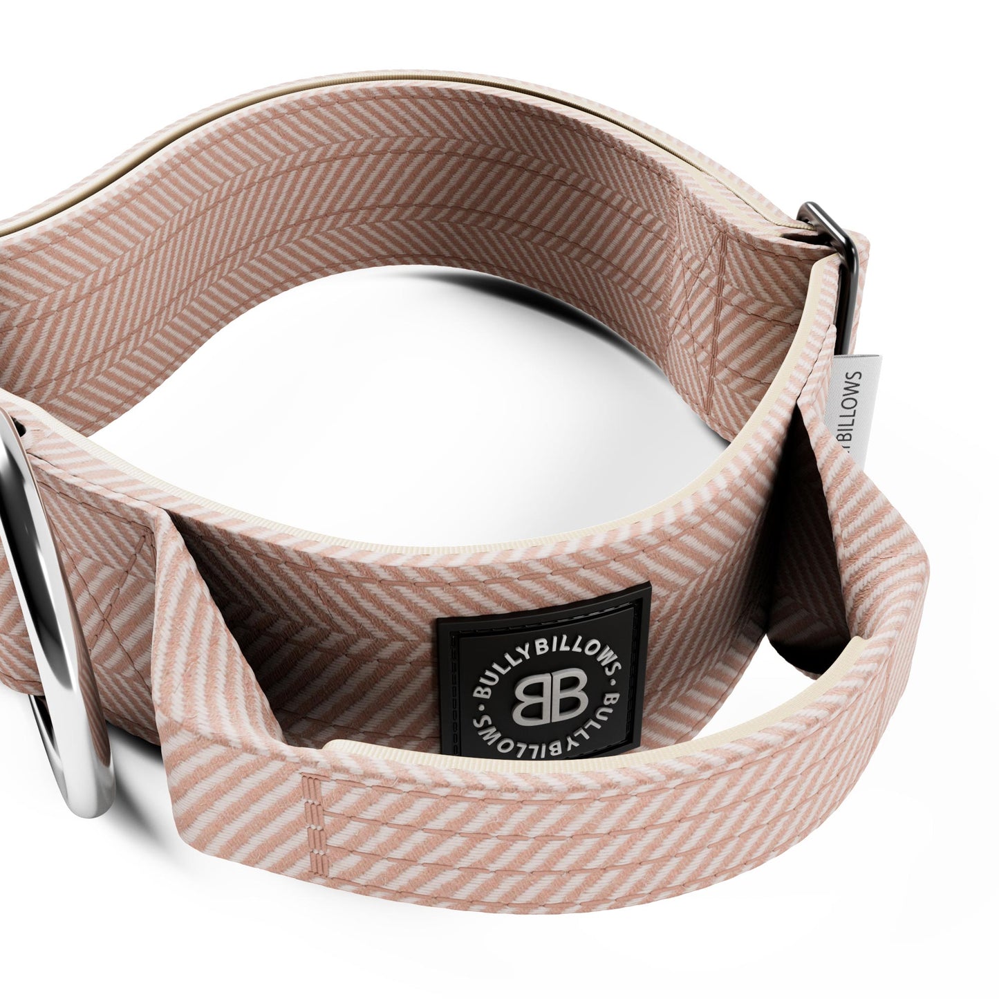 5cm Herringbone Combat® Collar | With Handle & Rated Clip - Elegant Cream