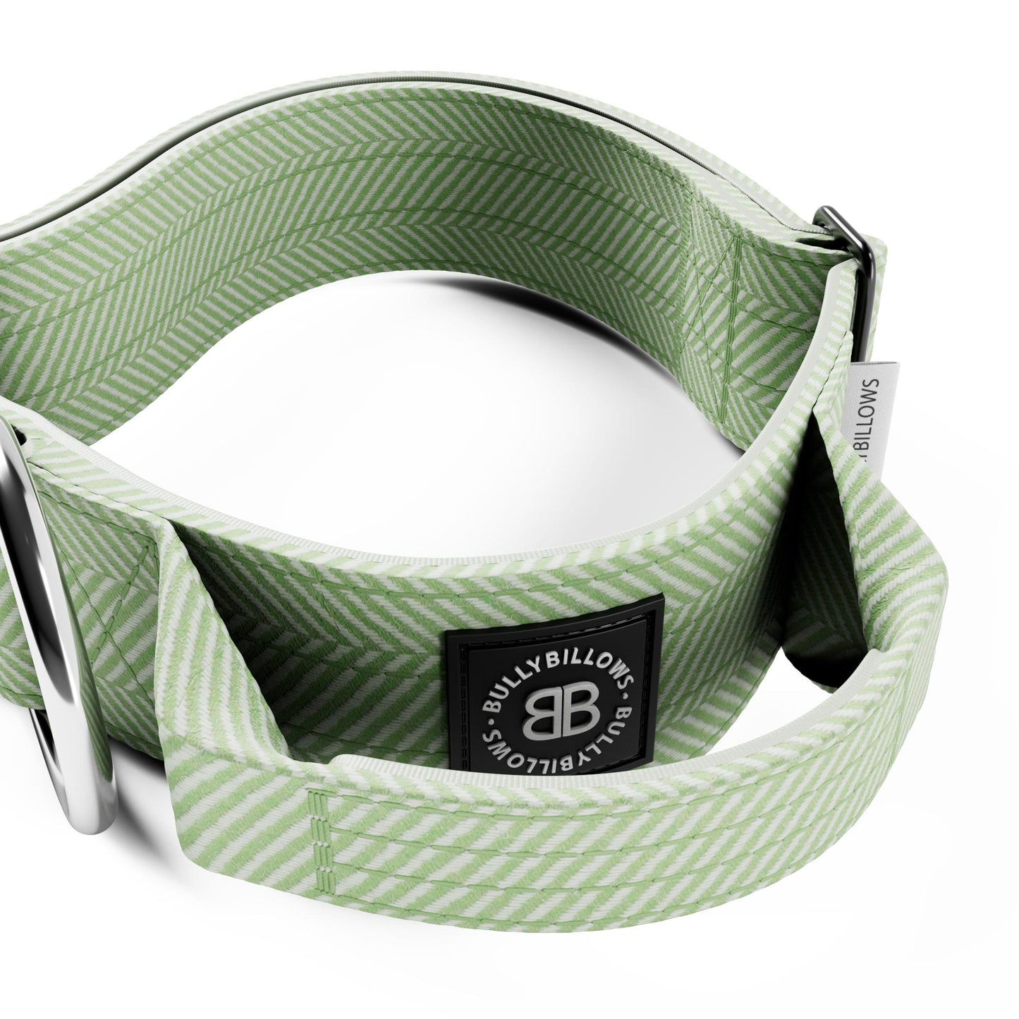 5cm Herringbone Combat® Collar | With Handle & Rated Clip - Mint Green