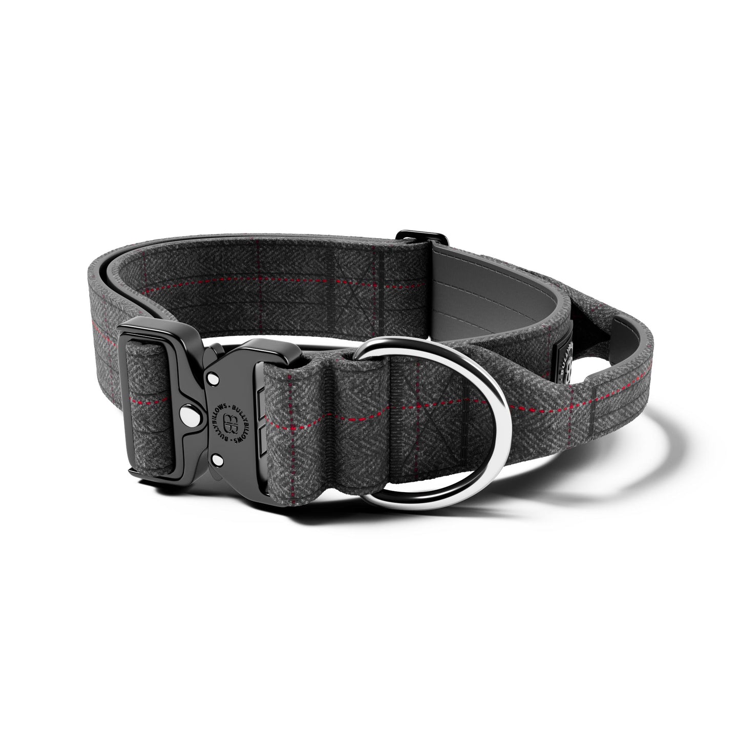 5cm Tweed Combat® Collar | With Handle & Rated Clip - Stone Grey