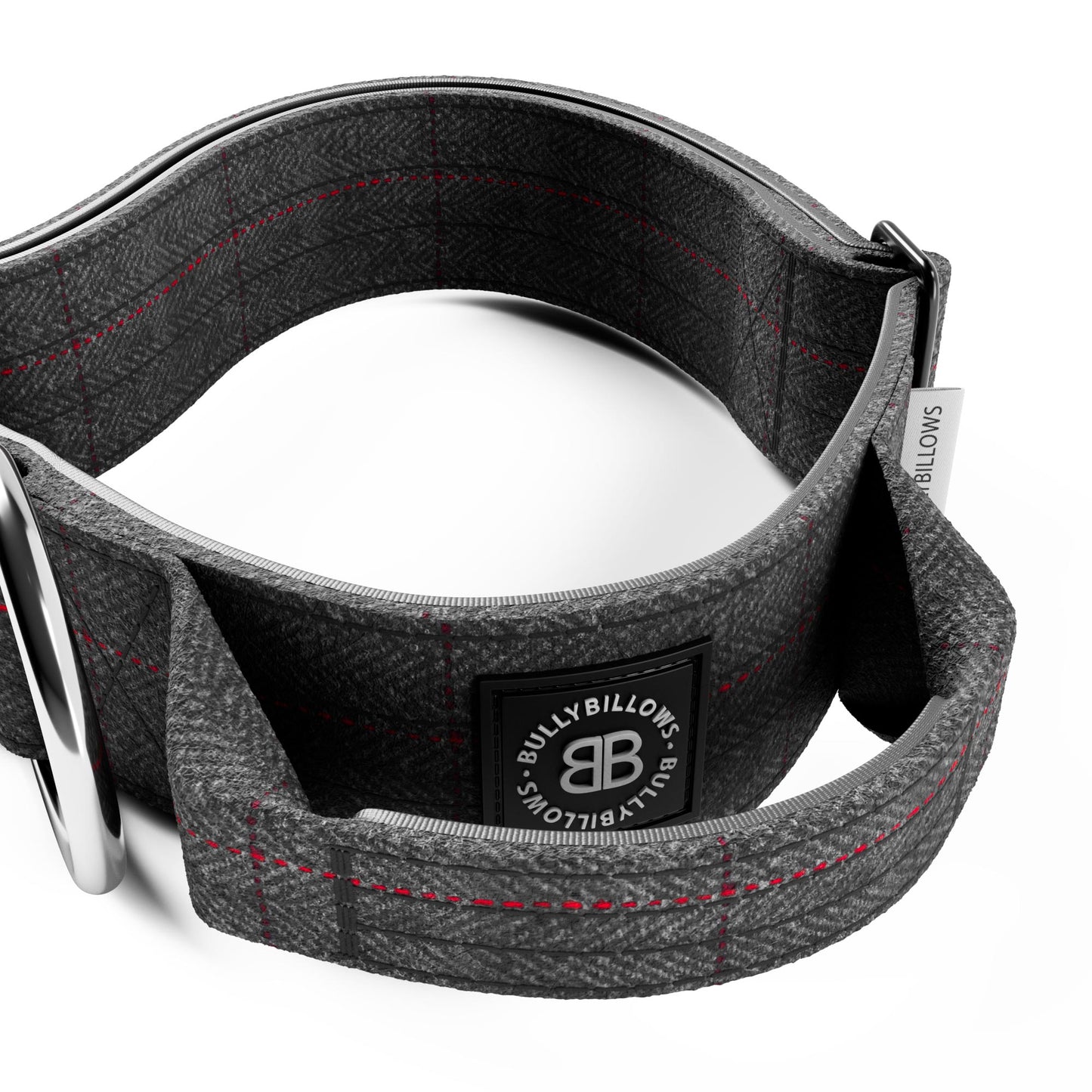 5cm Tweed Combat® Collar | With Handle & Rated Clip - Stone Grey