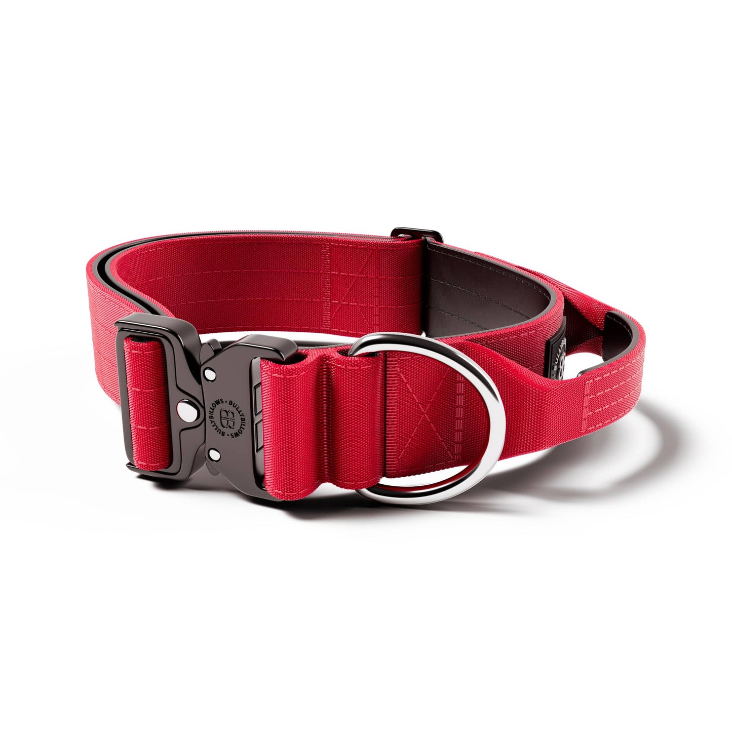 5cm Combat® Collar | With Handle & Rated Clip - Red v2.0