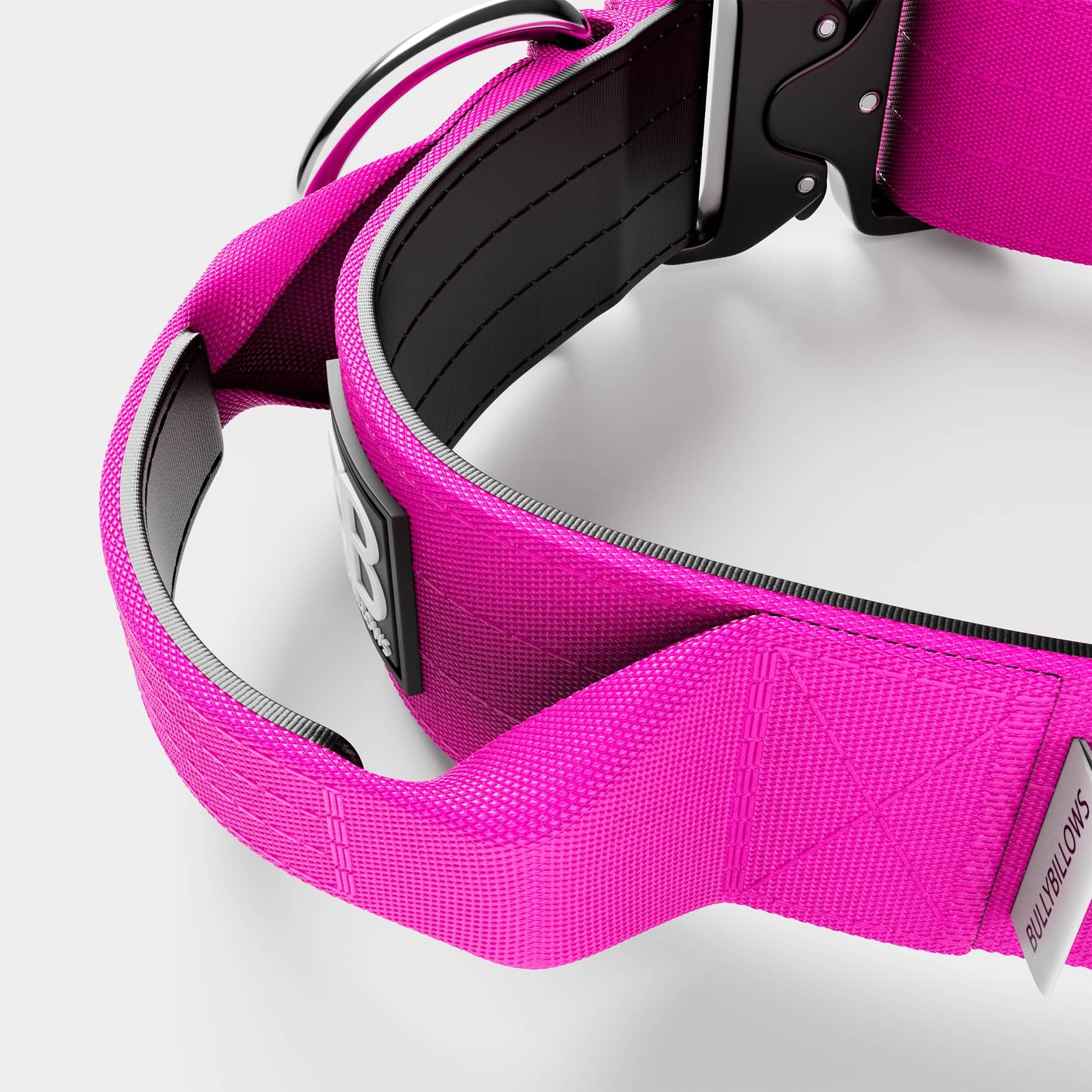 5cm Combat® Collar | With Handle & Rated Clip - Magenta v2.0