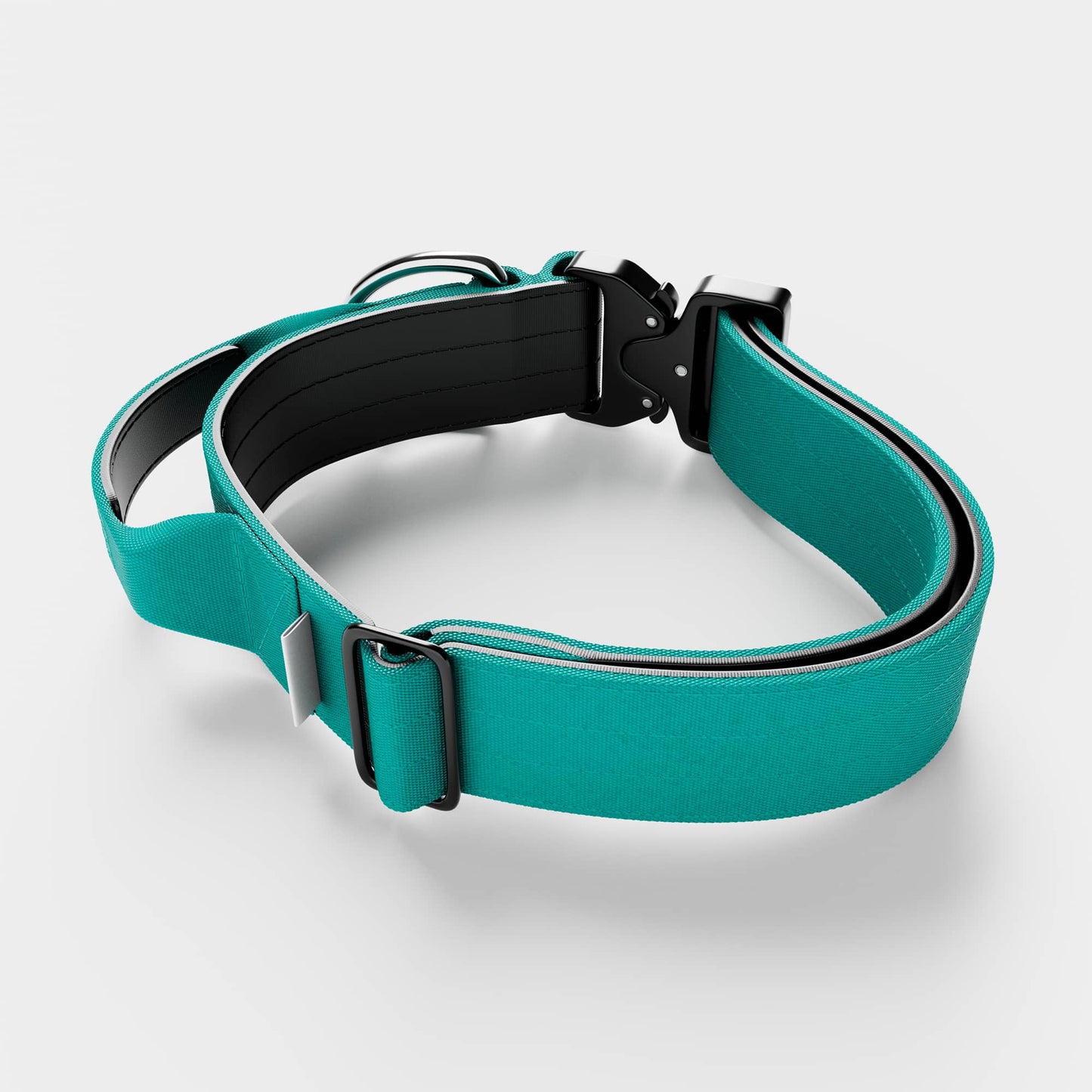 5cm Combat® Collar | With Handle & Rated Clip - Turquoise v2.0