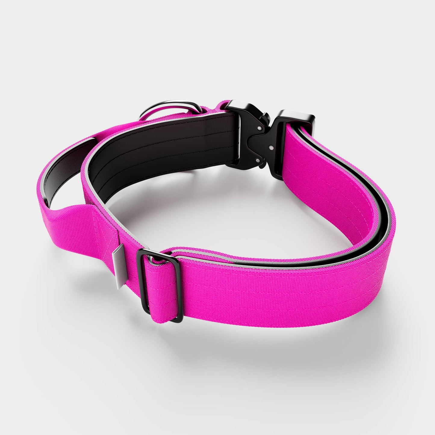 5cm Combat® Collar | With Handle & Rated Clip - Magenta v2.0