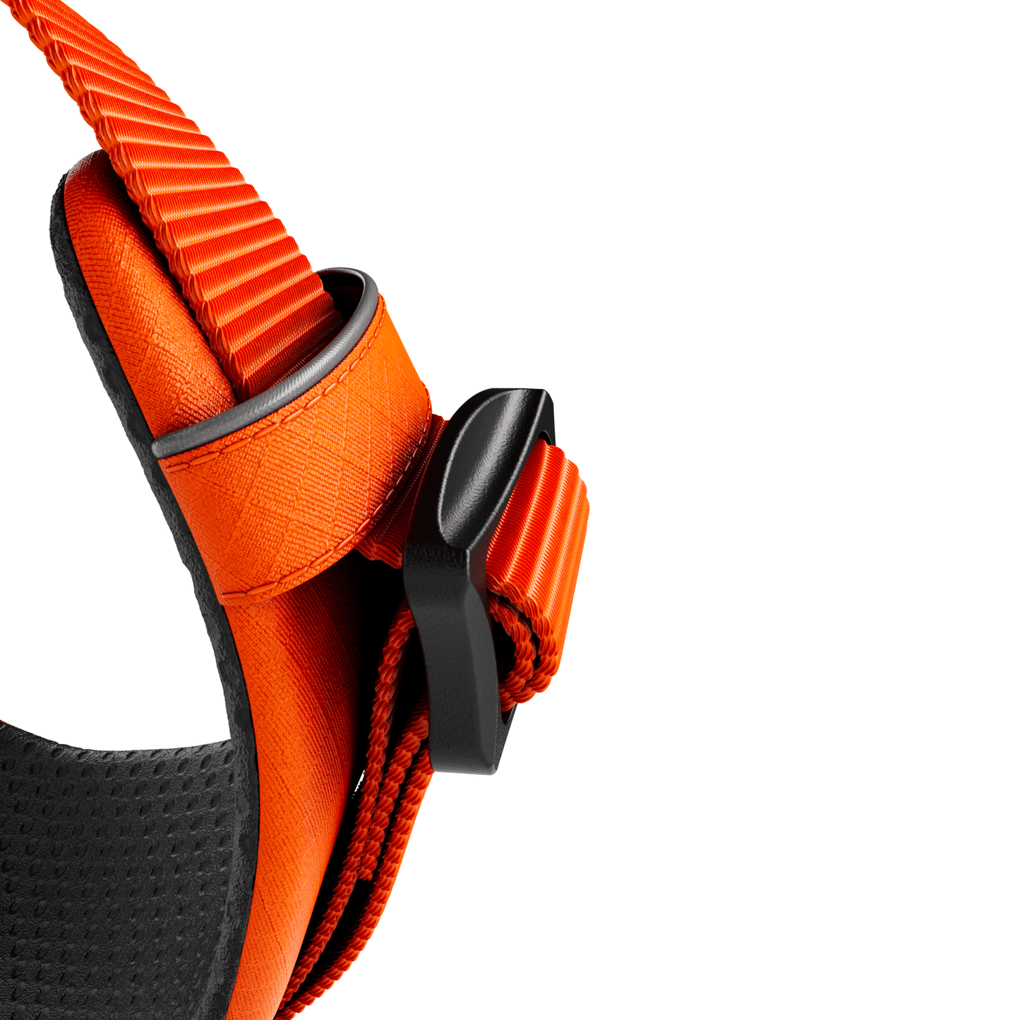 Air Mesh Harness - Anti-Pull, With Handle, Non Restrictive & Adjustable - Orange