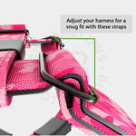 TRI-Harness® | Anti-Pull, Adjustable & Durable - Dog Trainers Choice - CAMO Bubblegum v2.0