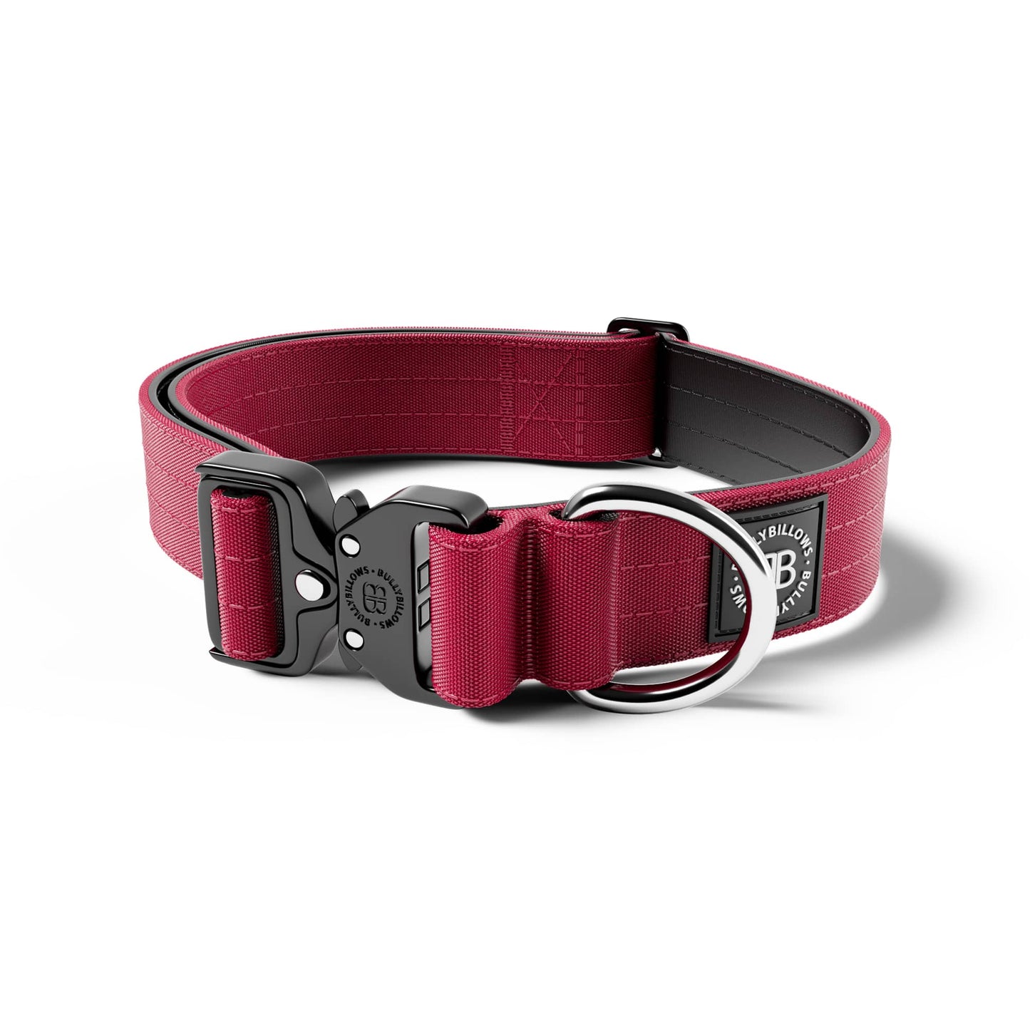 4cm Combat® Collar | Rated Clip - NO HANDLE - Burgundy v2.0