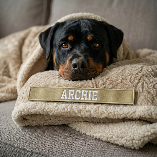 Solid Beige Edition | Luxury Human & Dog Blanket