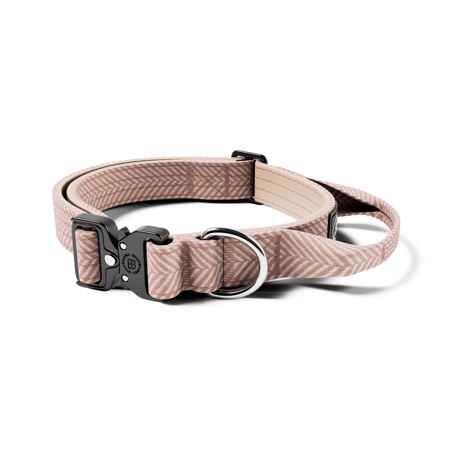 2.5cm Herringbone Combat® Collar | With Handle & Rated Clip - Elegant Cream
