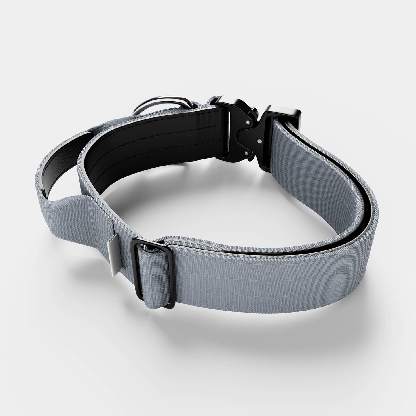 5cm Combat® Collar | With Handle & Rated Clip - Metal Grey v2.0