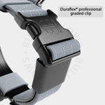 TRI-Harness® | Anti-Pull, Adjustable & Durable - Dog Trainers Choice - Metal Grey v2.0