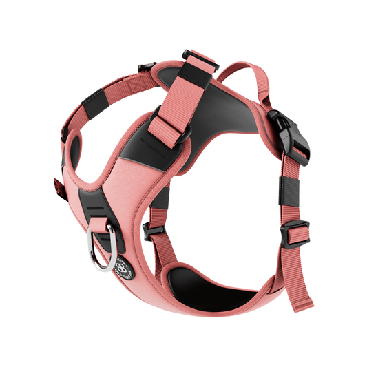 Hurricane Harness - Non Restrictive, With Handle, Adjustable & Reflective - All Breeds - Pink