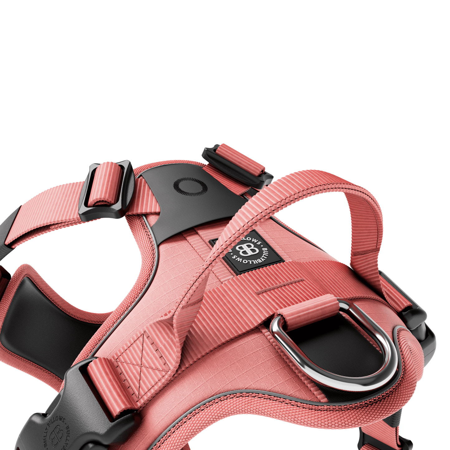 Hurricane Harness - Non Restrictive, With Handle, Adjustable & Reflective - All Breeds - Pink