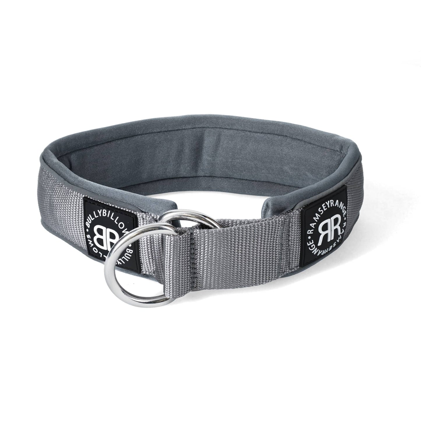 5cm Slip on Collar | Soft Padded & Reflective - Metal Grey v2.0