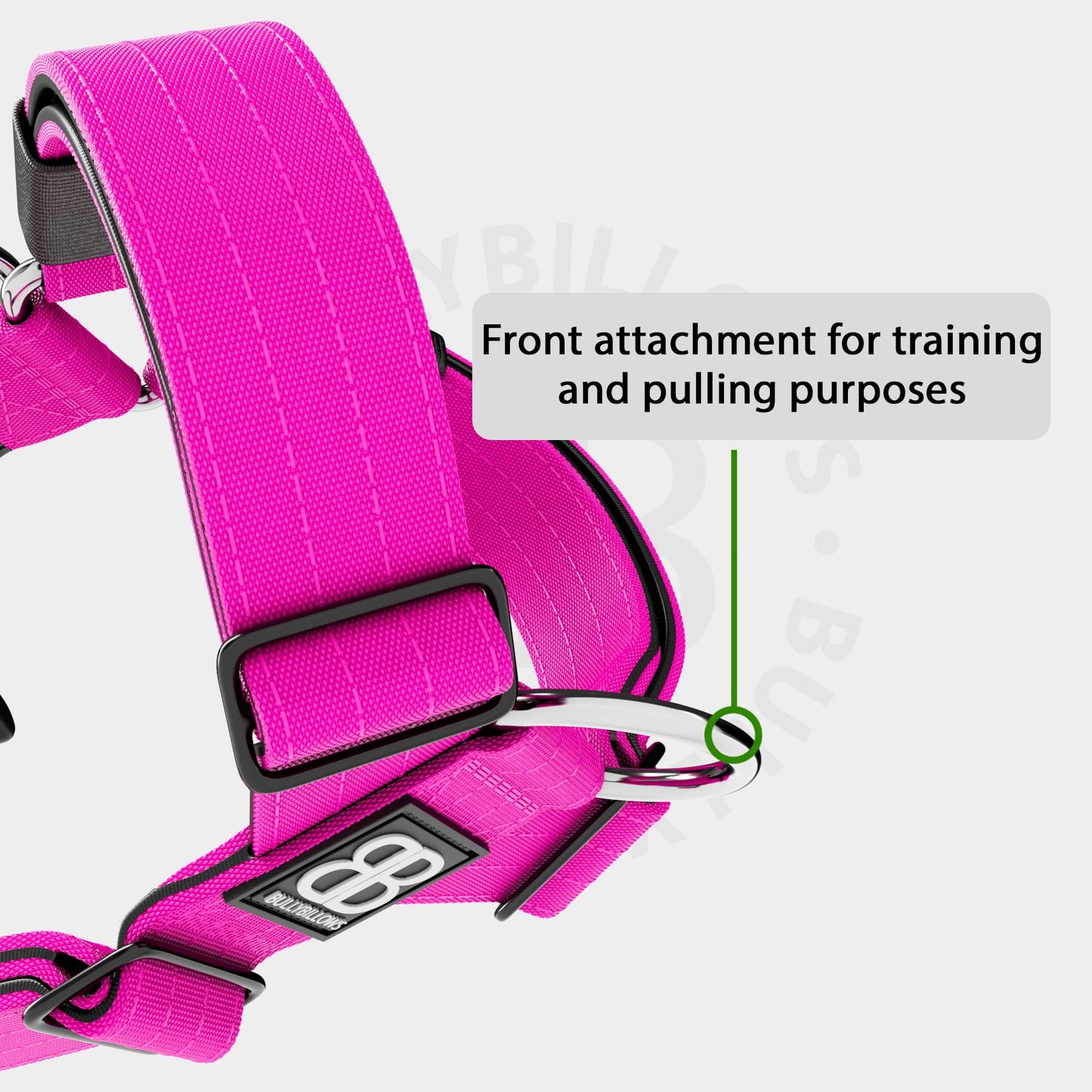 TRI-Harness® | Anti-Pull, Adjustable & Durable - Dog Trainers Choice - Magenta v2.0