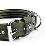 4cm Pin Collar | With Handle & Robust Hardware - Khaki