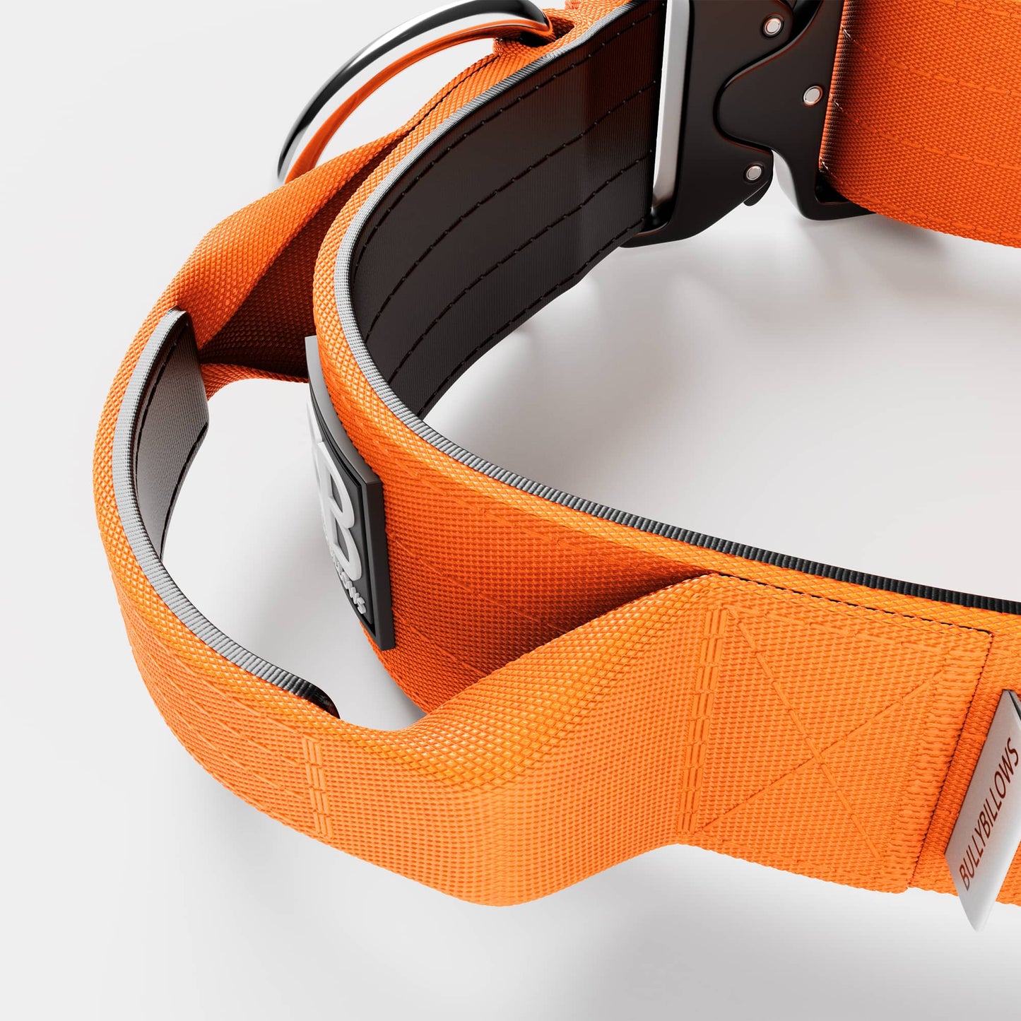 5cm Combat® Collar | With Handle & Rated Clip - Orange v2.0