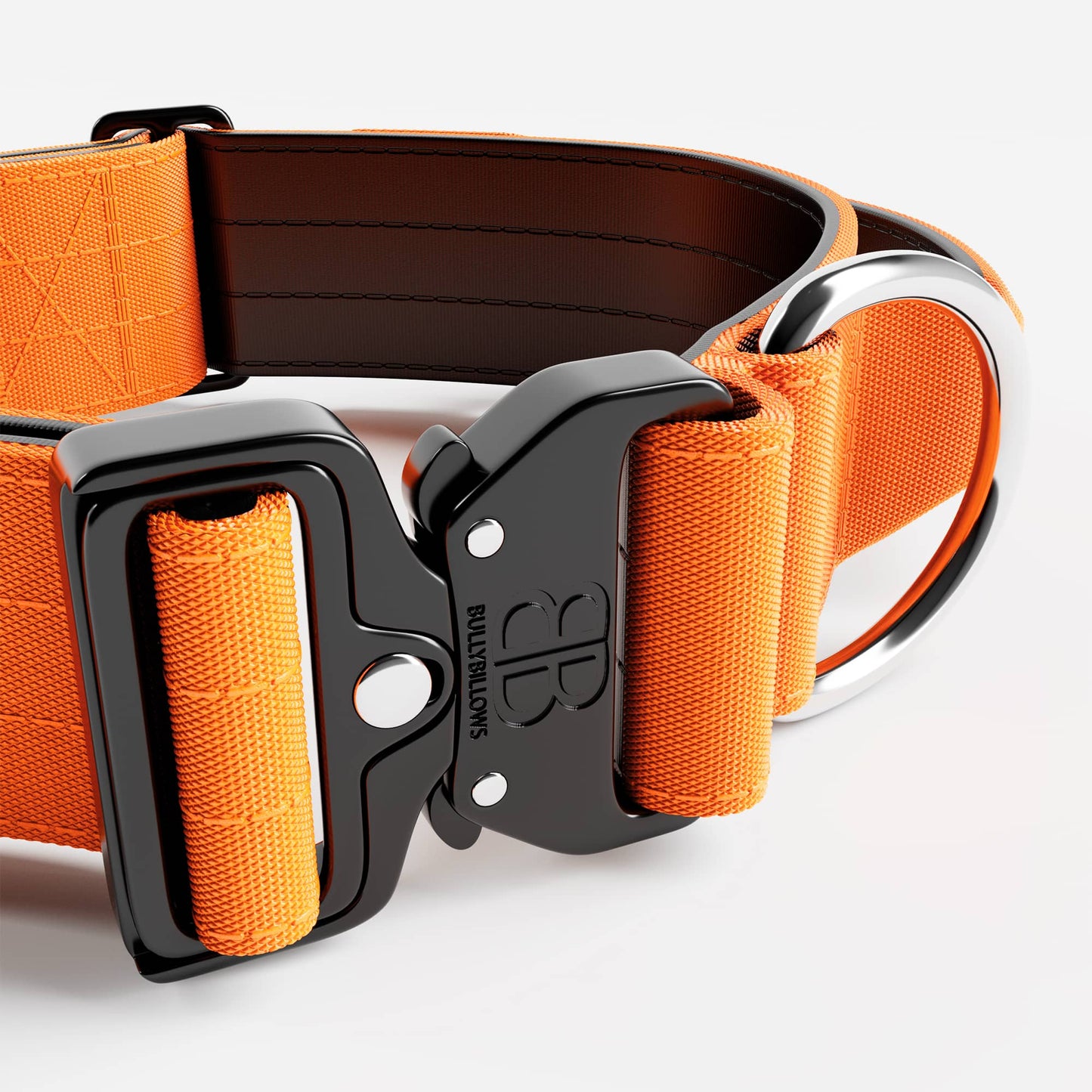 5cm Combat® Collar | With Handle & Rated Clip - Orange v2.0