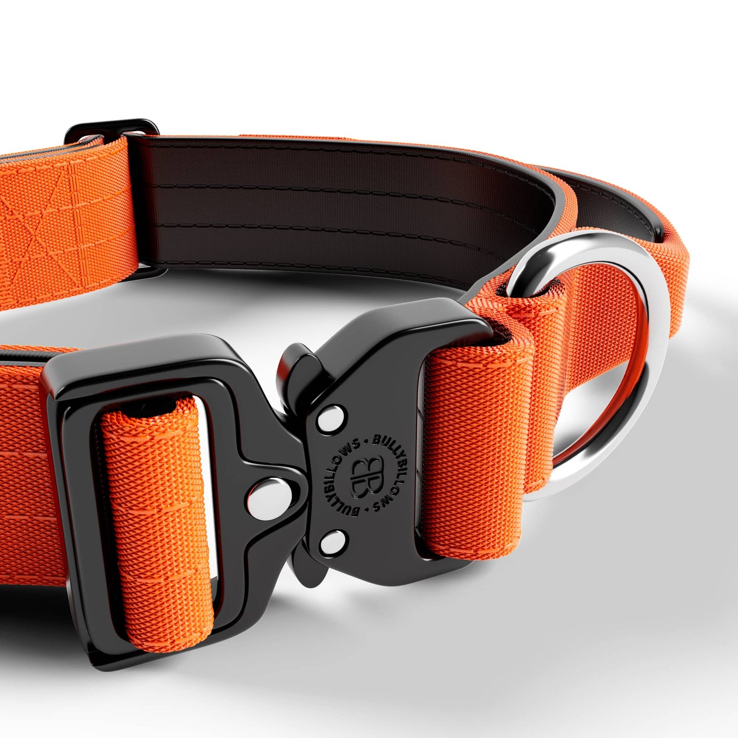 4cm Combat® Collar | With Handle & Rated Clip - Orange v2.0