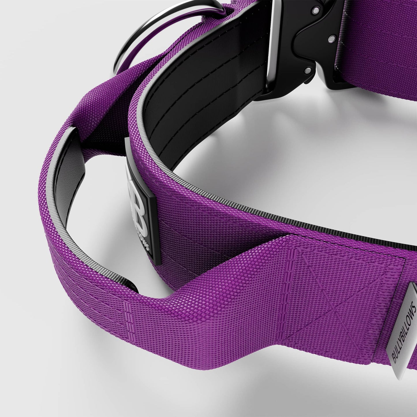 5cm Combat® Collar | With Handle & Rated Clip - Purple v2.0