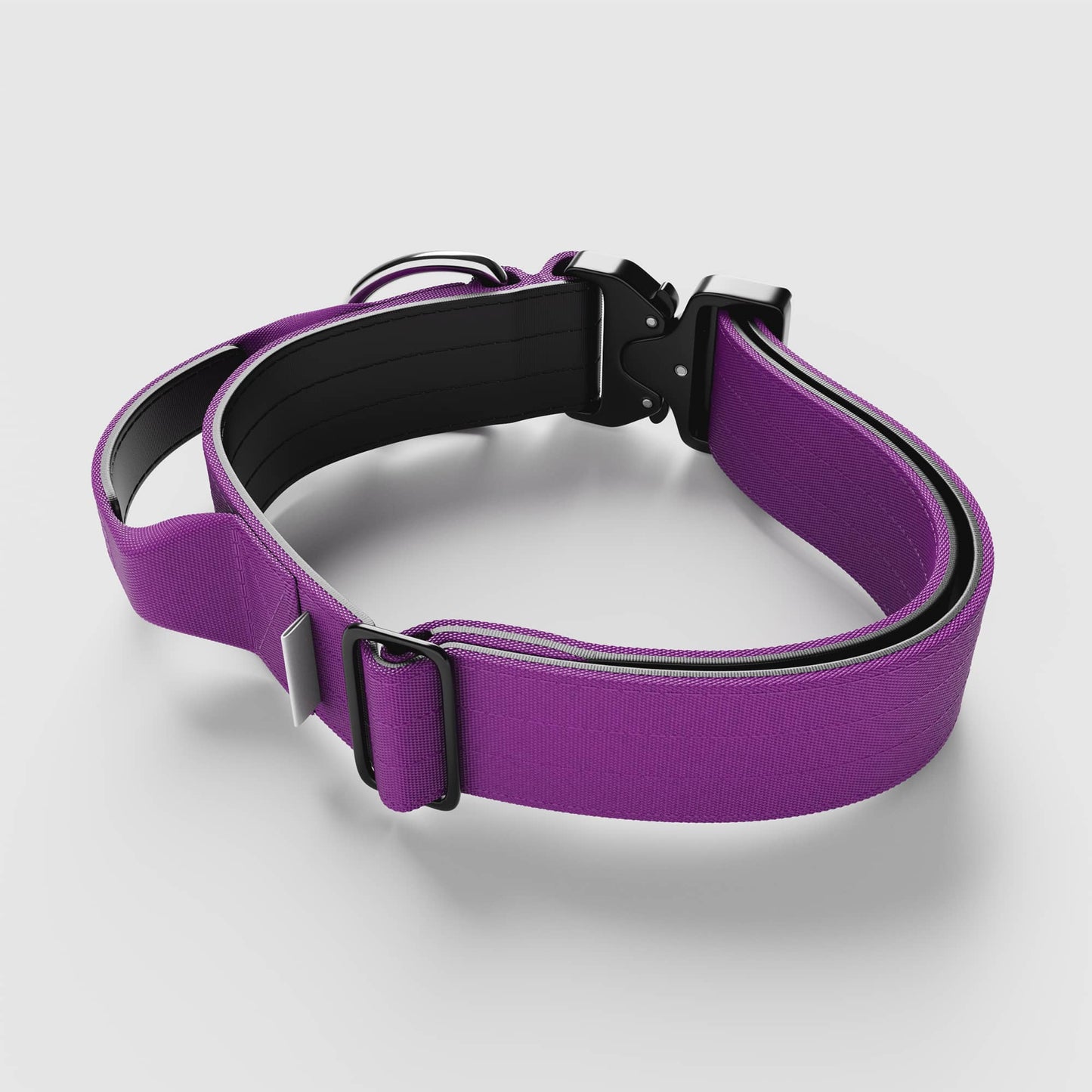5cm Combat® Collar | With Handle & Rated Clip - Purple v2.0