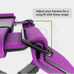 TRI-Harness® | Anti-Pull, Adjustable & Durable - Dog Trainers Choice - Purple v2.0