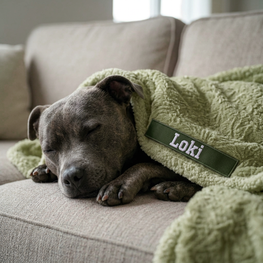 Solid Sage Edition | Luxury Human & Dog Blanket
