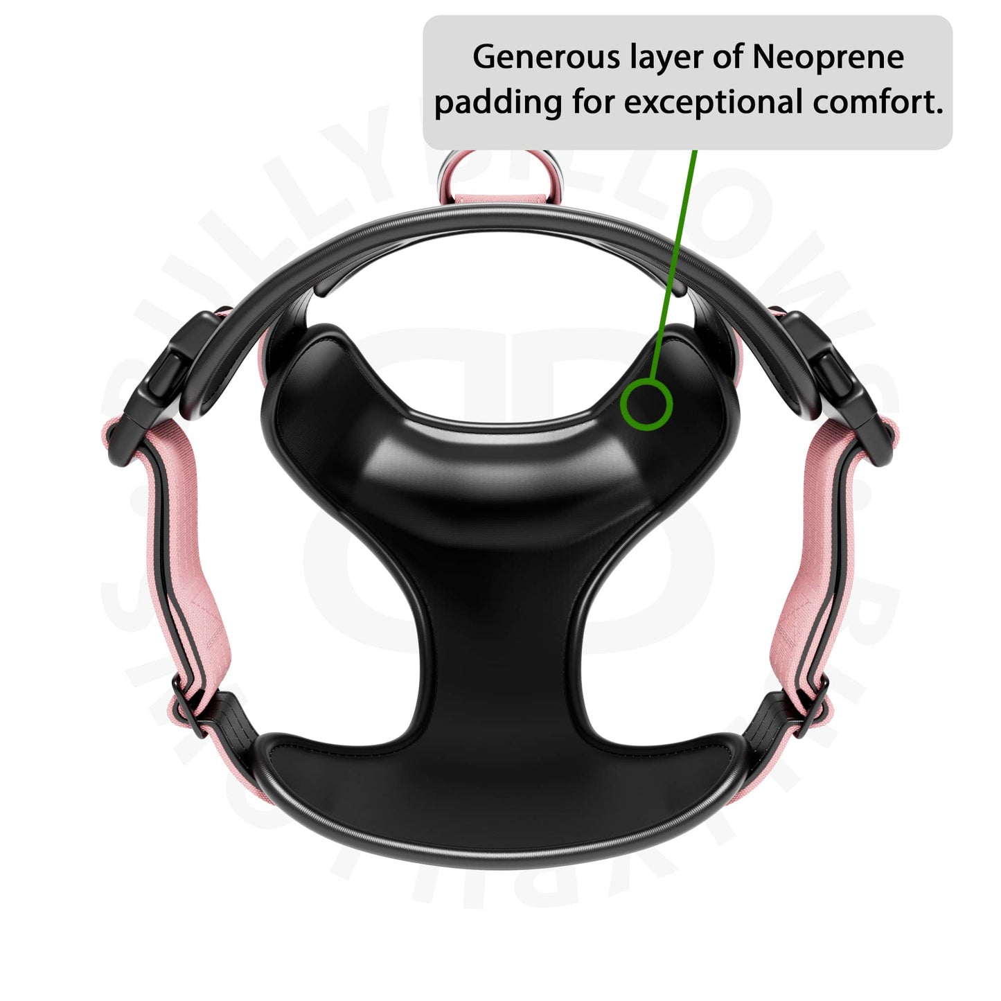 Premium Comfort Harness | Non Restrictive & Adjustable - Pink