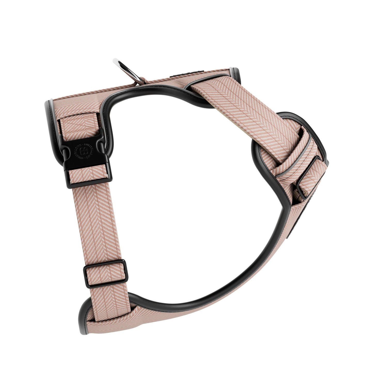 Premium Comfort Herringbone Harness | Non Restrictive & Adjustable - Elegant Cream