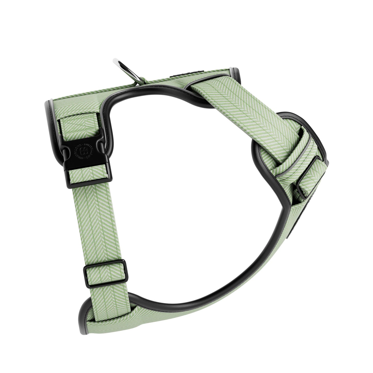 Premium Comfort Herringbone Harness | Non Restrictive & Adjustable - Mint Green