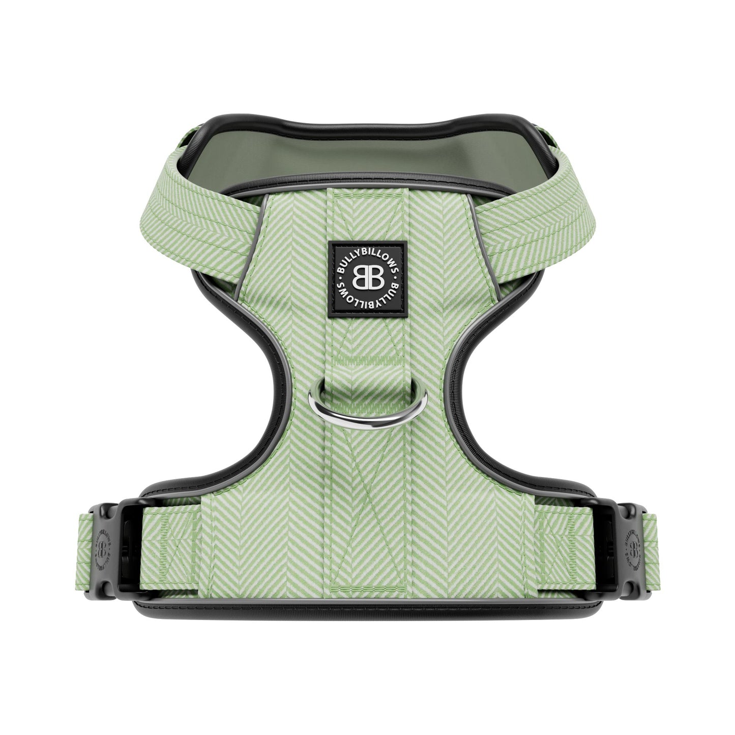 Premium Comfort Herringbone Harness | Non Restrictive & Adjustable - Mint Green