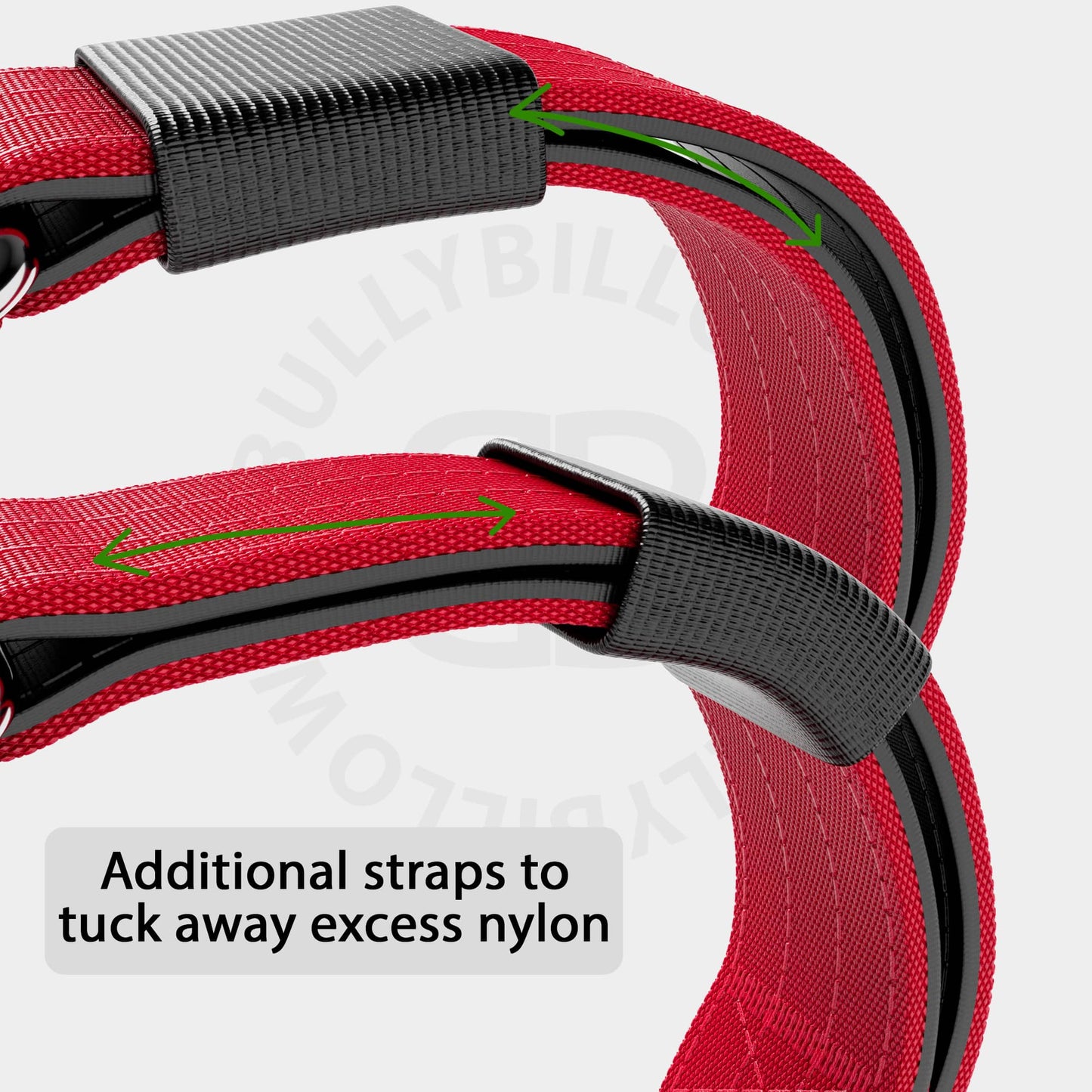 TRI-Harness® | Anti-Pull, Adjustable & Durable - Dog Trainers Choice - Red v2.0