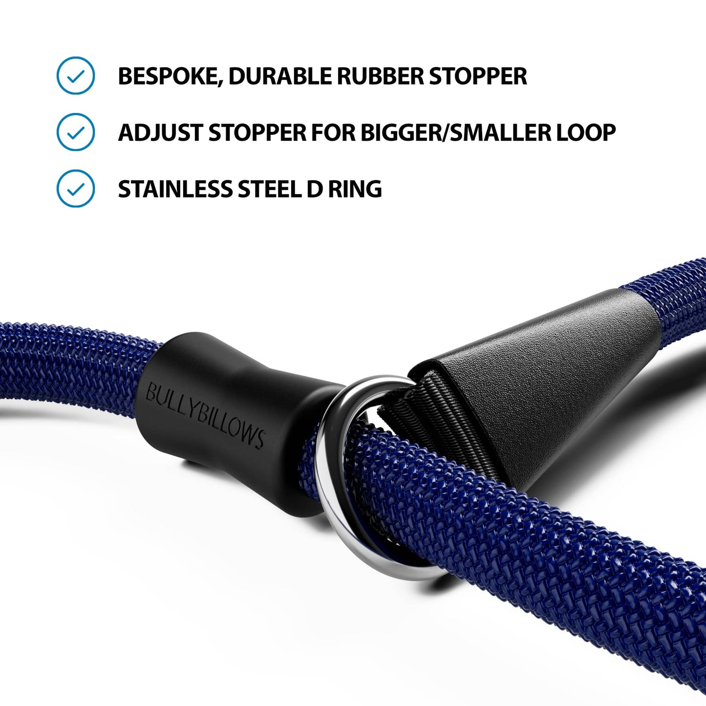 Slip Lead | Anti-Pull & Anti-Choking Training Lead - Blue