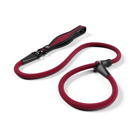 Slip Lead | Anti-Pull & Anti-Choking Training Lead - Burgundy v2.0