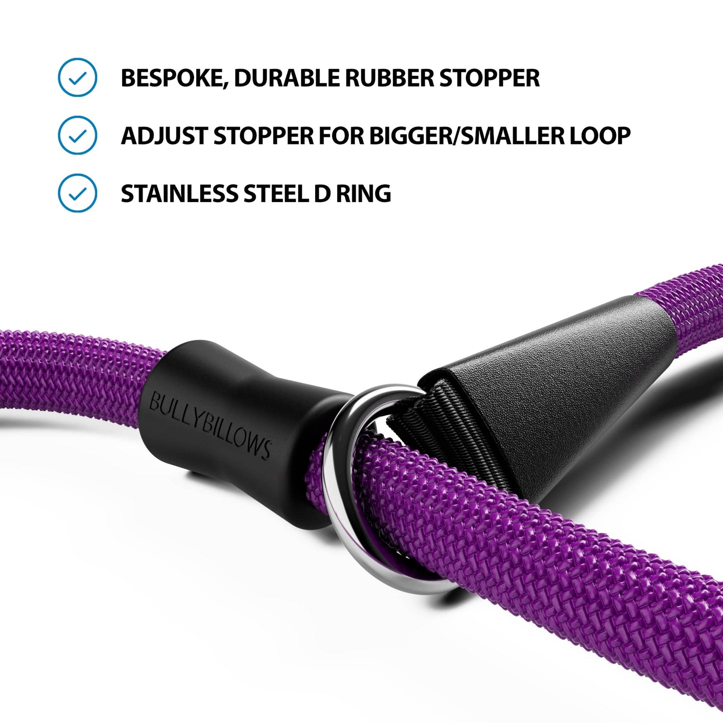 Slip Lead | Anti-Pull & Anti-Choking Training Lead - Purple