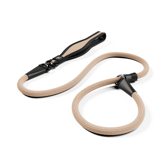 Slip Lead | Anti-Pull & Anti-Choking Training Lead - Light Military Tan