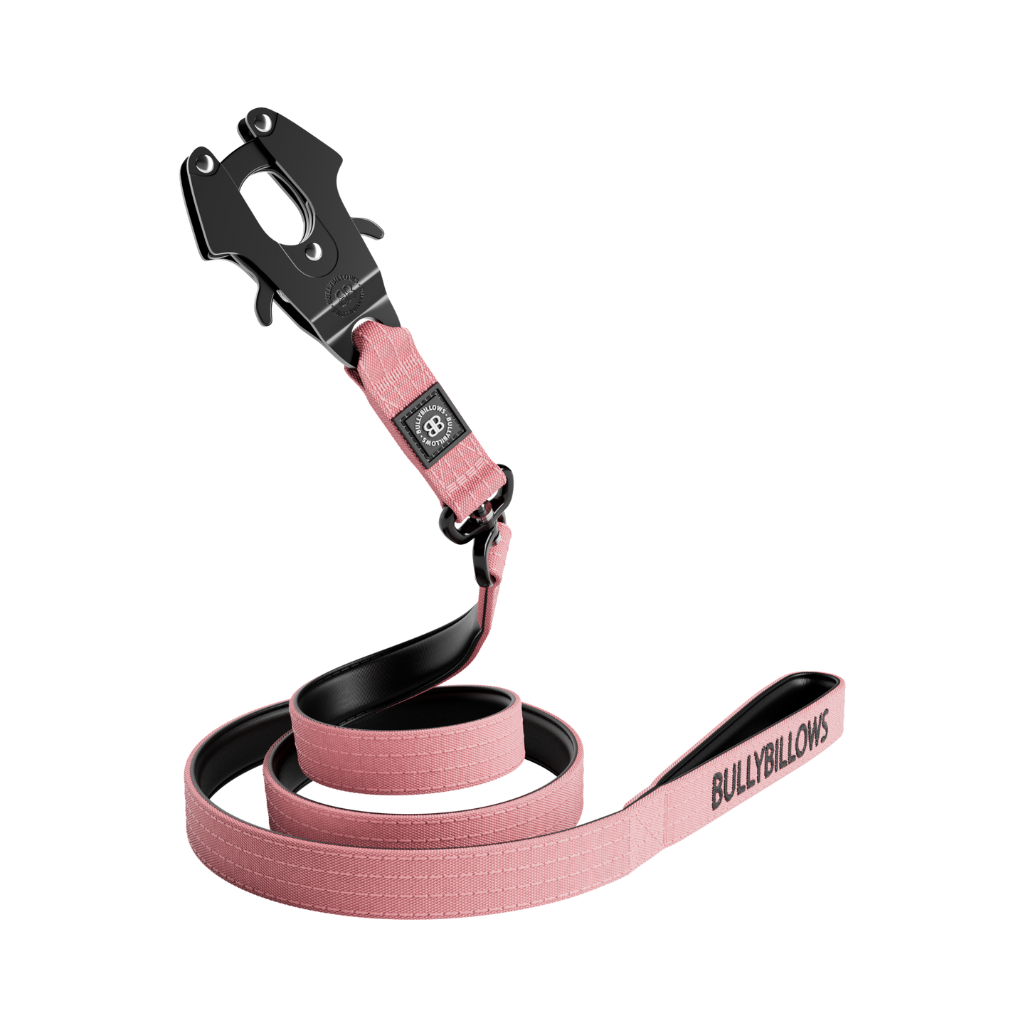 1.4m Swivel Combat Lead | Neoprene Lined, Secure Rated Clip with Soft Handle - Pink