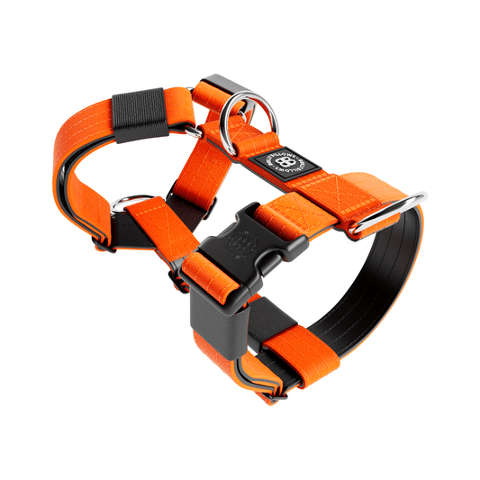 TRI-Harness® | Anti-Pull, Adjustable & Durable - Dog Trainers Choice - Orange v2.0