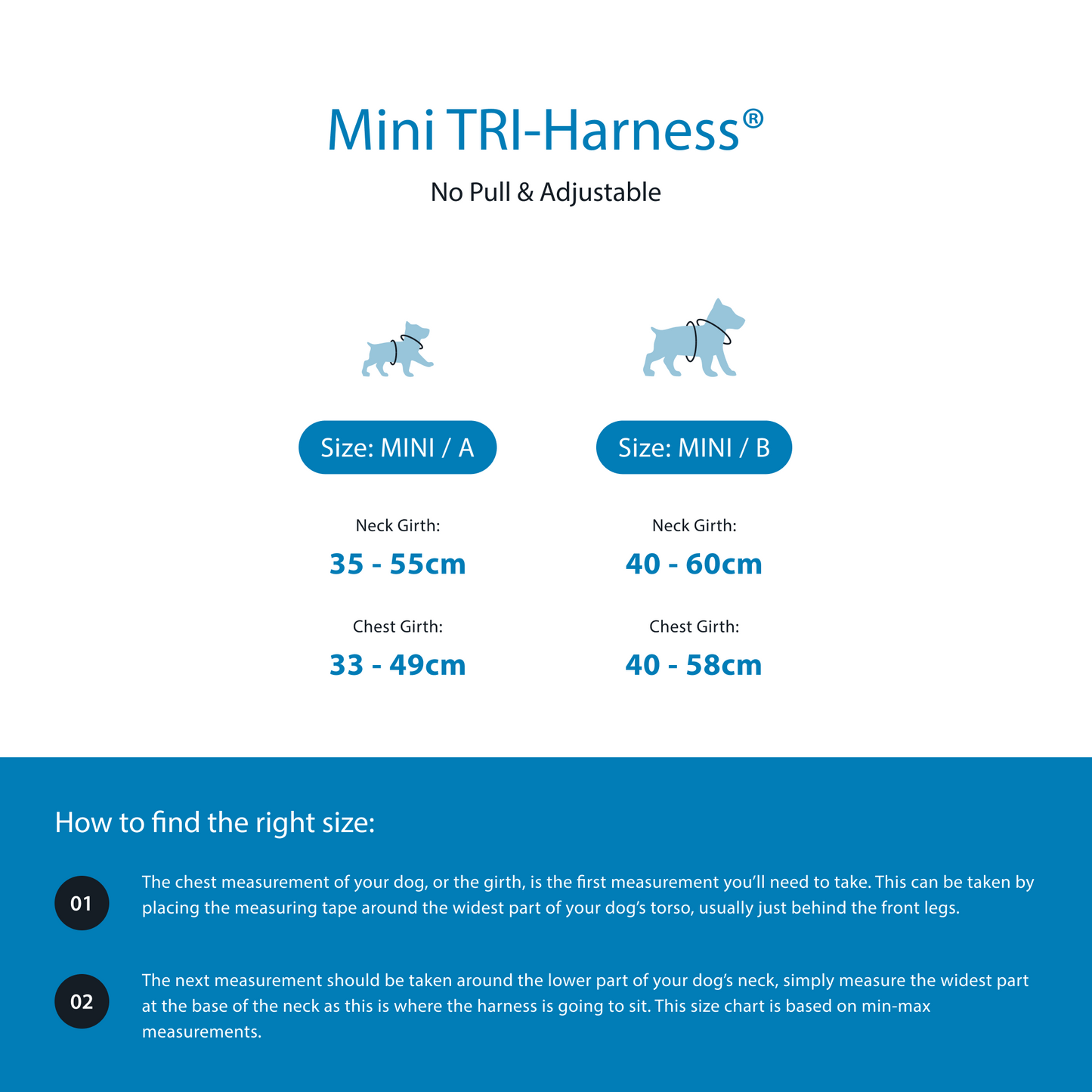 Training No Pull TRI-Harness® | Small Breeds - Tan